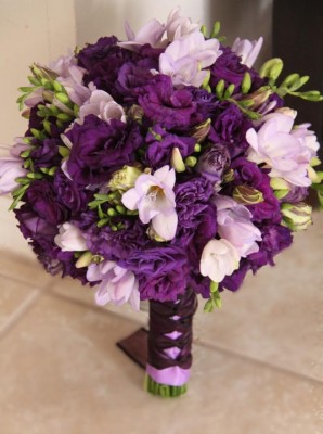 KellysFlowers_Purple Lisianthus Bridal Bouquet.JPG
